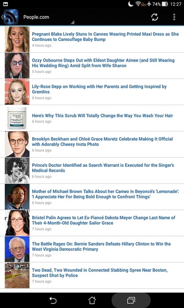 Celebrities RSS News - Preview 3