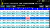 Planet Ephemeris X screenshot 8