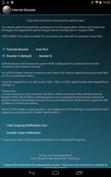Internet Booster (root) - Preview 2