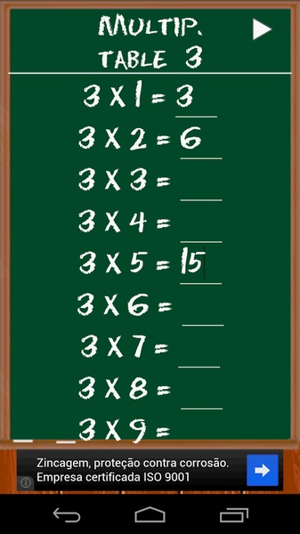 Multip. Table - Preview 1