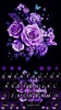 Purple Rose Bouquet Background screenshot 1