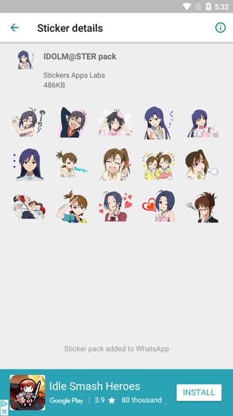 AniStickers - Anime WAStickers for Whatsapp - Preview 10