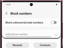 Samsung Blocked calls-msgs screenshot 3