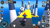 Superhero Tricky Bike Stunt screenshot 2