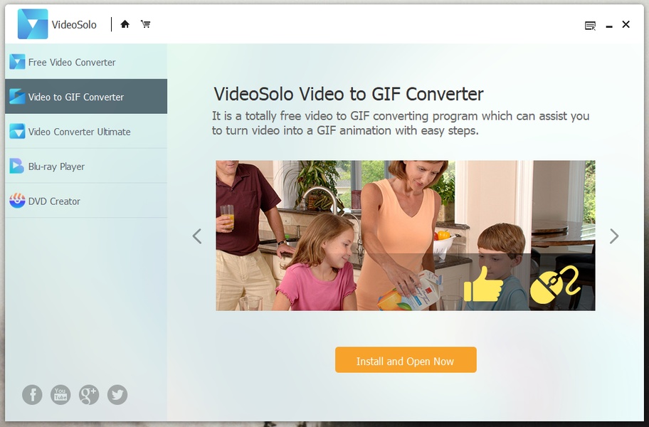 VideoSolo Free Video to GIF Converter: Reviews, Features, Pricing &  Download