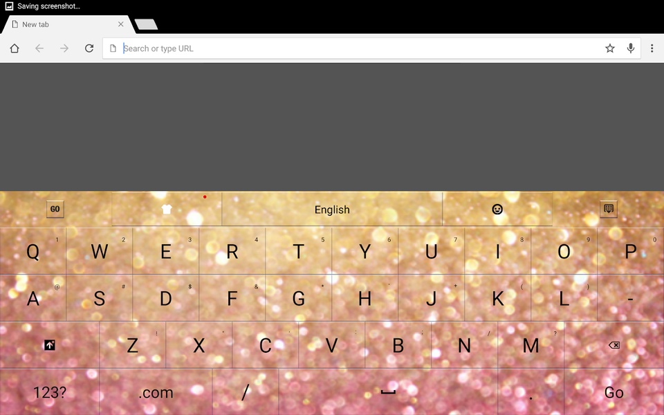 GO Keyboard Glitter Theme - Preview 4