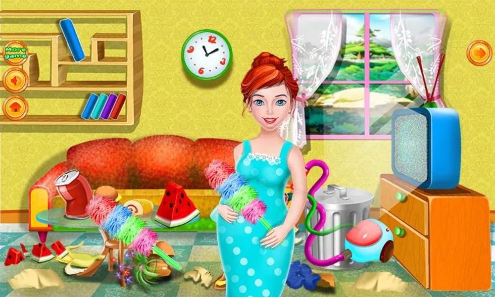 Pregnant Mother House Cleaning - Preview 5
