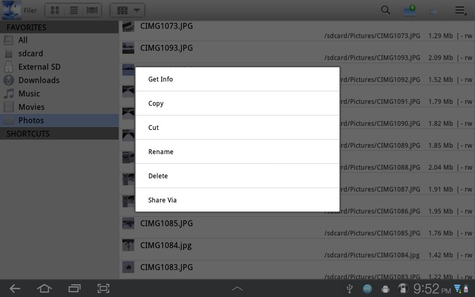 Filer - Preview 1