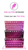 Pink Glitter Keyboard screenshot 3