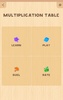 Multiplication table screenshot 8