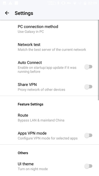 Galaxy VPN - Preview 1