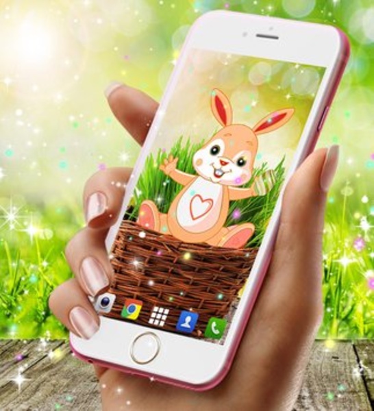 Cute bunny live wallpaper - Preview 1