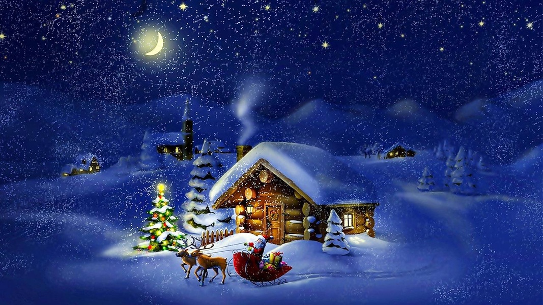 Christmas Night Live Wallpaper - Preview 1