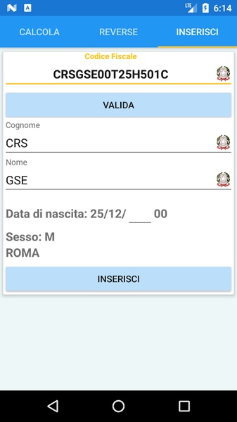 Codice Fiscale - Preview 2