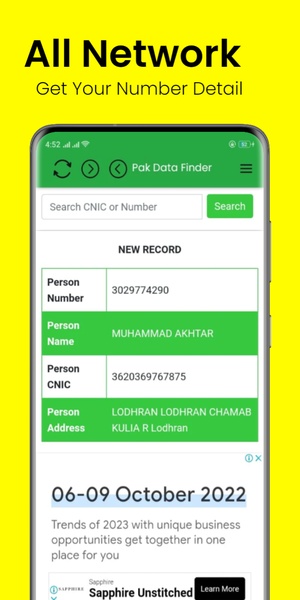 Pak Data Finder - Preview 2