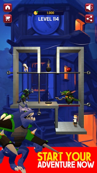 Hero Rescue- Pin Puzzle King - Preview 1
