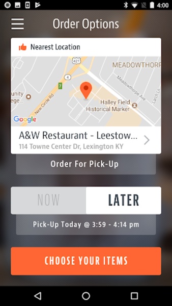 A&W for Android - Free App Download