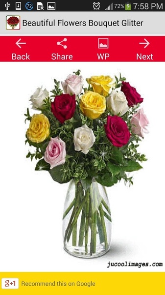 Beautiful Flowers Bouquet Glitter - Preview 8