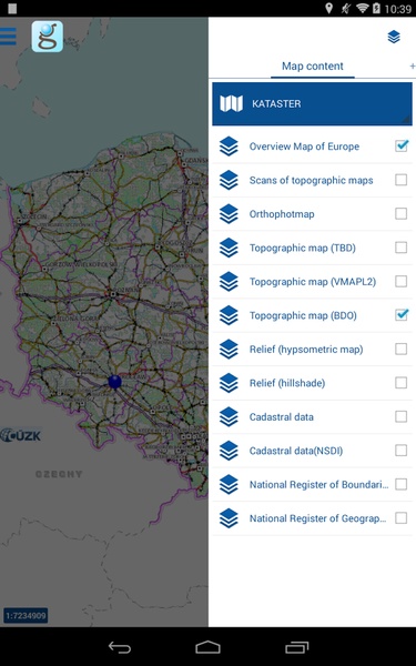 Geoportal Mobile - Preview 5