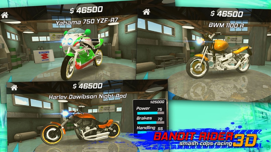 Bandit Rider 3D: smash cops racing - Preview 1