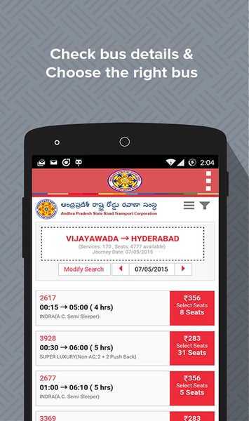 APSRTC App - Preview 7