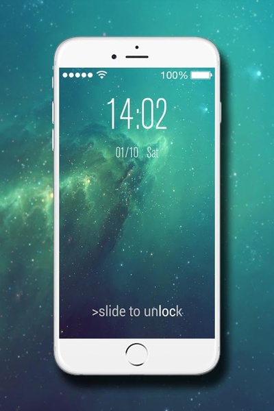 Phone Lock Screen - OS8 Style - Preview 1