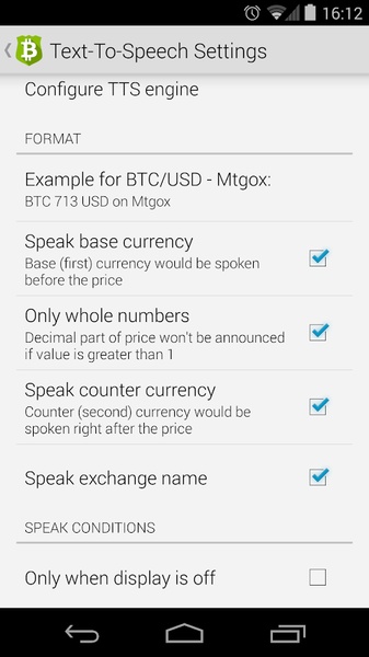 Bitcoin Checker - Preview 2