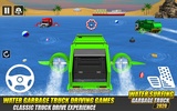 Garbage Truck Water Surfing 3D screenshot 5