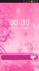 GO Locker Theme Flowers Pink screenshot 1