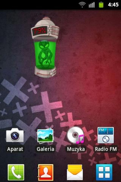 Alien Lab Battery Widget - Preview 3