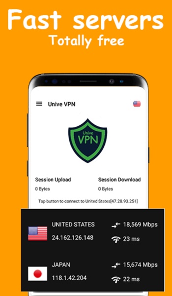 Unive VPN - VPN Free, Fast & Secure - Preview 13