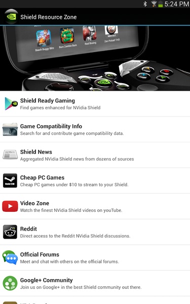 NVidia Shield Companion - Preview 4