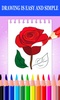 Flower Drawing and Coloring Book screenshot 1