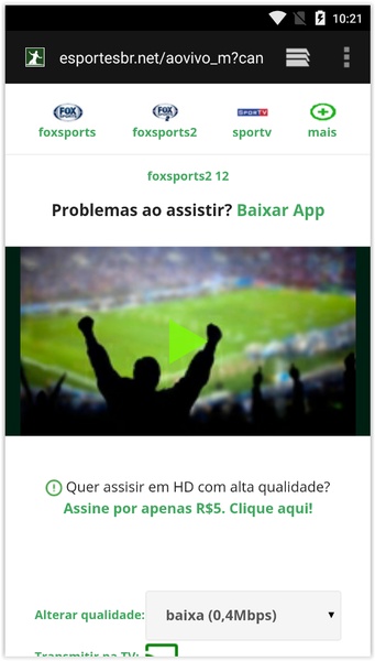 App Agenda do Futebol