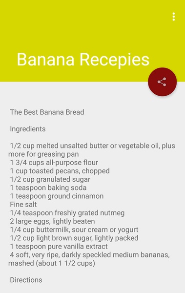 Banana Recepies - Preview 2