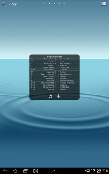 Livescore Widget - Preview 13