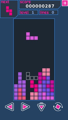 tetris blocks game Screenshot