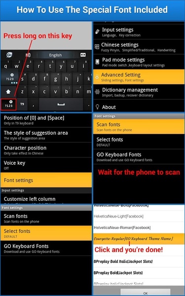 Hell Keyboard for GoKeyboard - Preview 1