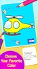 Planes Drawing & Coloring Book screenshot 4