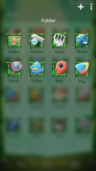 Panda GOLauncher EX Theme - Preview 1