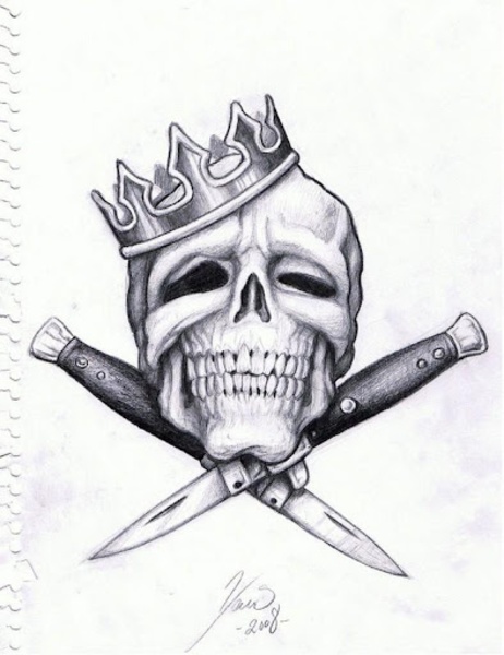 Skulls Tattoo Design HD Wallpaper - Preview 3