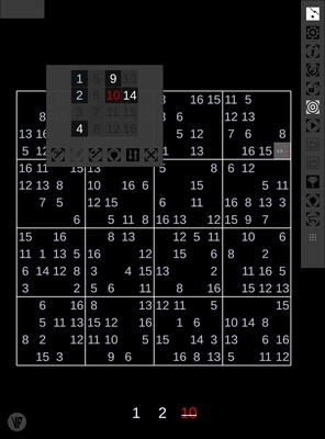 Sudoku 16 Screenshot