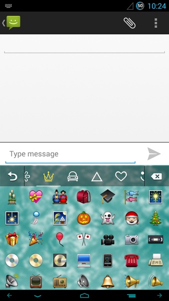 GO Keyboard 3D Water Theme - Preview 2