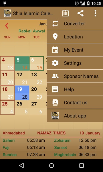 Shia Islamic Calendar - Preview 4