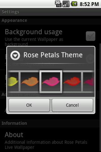 Rose Petals Live Wallpaper - Preview 2