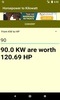 Horsepower to Kilowatt screenshot 1