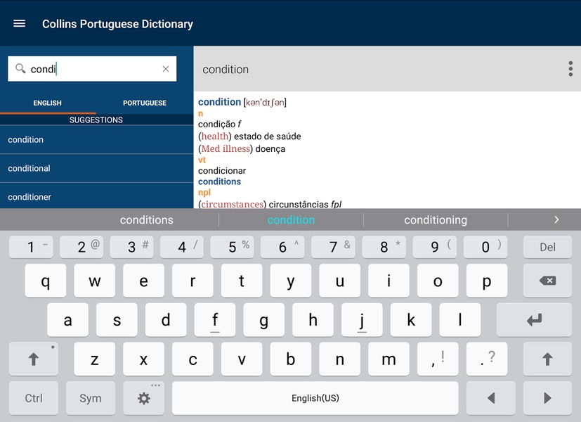 Collins Portuguese Dictionary - Preview 5