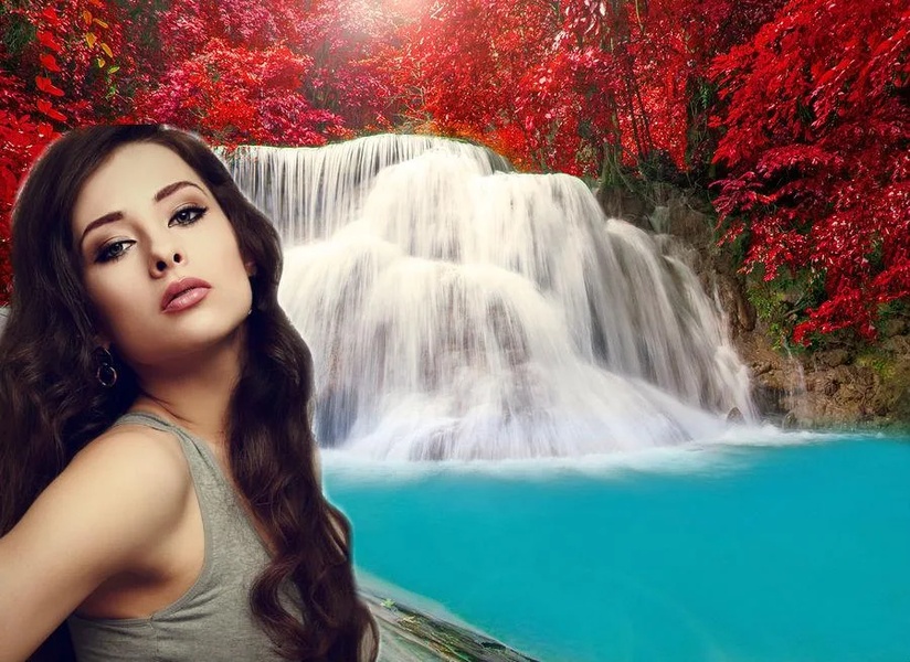 Waterfall Photo Background - Preview 6
