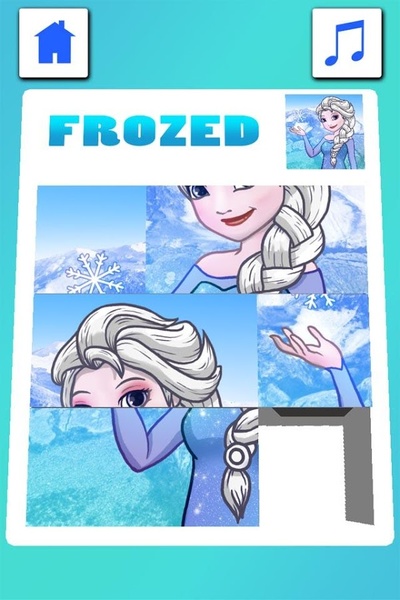 Slide Puzzle Frozen - Preview 3