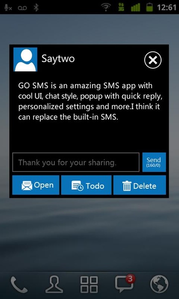 GO SMS Pro WP7 ThemeEX - Preview 3